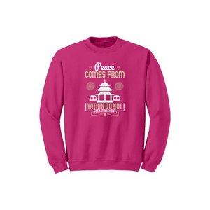Sudadera de mezcla de algodón con temas de Buda Estampado Estilo informal 12 opciones de color 260-280 Colocación de diseño personalizable GSM pesado - Product Image 5