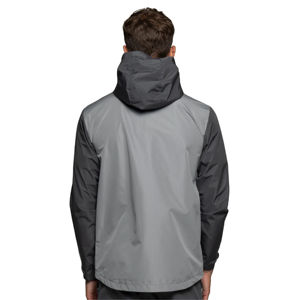 Diseño personalizado al aire libre correr para hombre más tamaño chaqueta cortavientos suave poliéster lluvia chaqueta impermeable para los hombres al por mayor OEM - Product Image 2