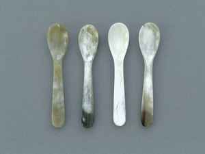 Cubiertos de cuerno de buey y búfalos naturales-Cucharas planas para servir en la mesa para fiestas y uso en restaurantes - Product Image 2