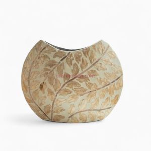 Jarrón de Nácar Personalizable para Arreglos Florales Decorativos, Diseño Flexible, Forma y Acabado, Directo desde Vietnam - Product Image 1