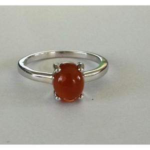 Shah Gems Women's Natural Amethyst Solitaire <b>Ring</b> <b>925</b> Sterling <b>Silver</b> Crystal <b>Rings</b> - Product Image 4