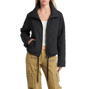 New Arrival Winter Female Cropped Puffer Jackets High Quality Breathable Fabric <b>Cotton</b> <b>Padded</b> Women Pakra Jackets - Product Image 3