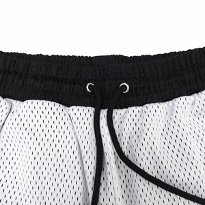 Acheter en gros short de course pour femme en maille de polyester respirant avec cordon de serrage - Product Image 4