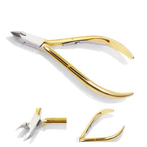 Professional Golden Stainless Steel Cuticle Nipper <b>for</b> Fingers Smooth Handle Manicure Tool with Sharp Blade <b>Nail</b> <b>Clipper</b> - Product Image 2