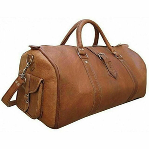 Nouvel arrivage Grande capacité pour sac polochon rose pour femme Design coréen Fermeture à glissière multifonction étanche en cuir véritable - Product Image 4
