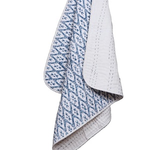 Jaipuri 100% ручной работы с принтом традиционная работа детские dohar AC одеяло Реверсивный покрывала пледы