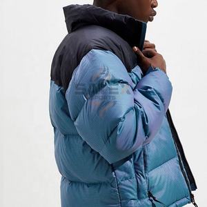 Chaqueta Acolchada de Alta Calidad al por Mayor, Estilo Casual, Cuello Alto, Logotipo Frontal, para Hombre - Product Image 5