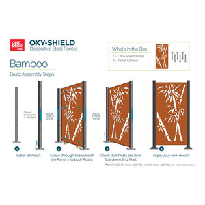 แผงเหล็กไม้ไผ่ตกแต่งแผงเครื่องมือแบบหมุนสำหรับการตกแต่งบ้านที่หรูหรา - Product Image 6