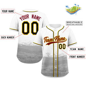 Venta al por mayor de camisetas de béisbol de estilo casual colorido personalizado gran oferta de ropa deportiva con técnica de sublimación - Product Image 4