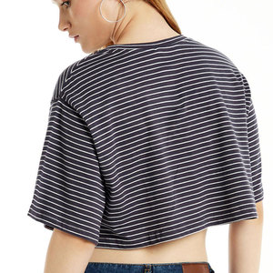 Top corto Sexy para mujer, Camiseta corta deportiva con Apertura frontal de Color sólido para gimnasio, ropa de calle informal para mujer - Product Image 2
