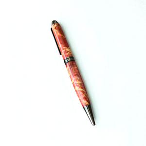 Luxury Handmade Sapphire <b>Ballpoint</b> <b>Pen</b> 0.7 mm Writing Width Stabilized Wood Executive Gift From Vietnam - Product Image 3