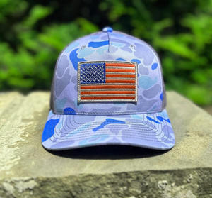 Hunting Camo <b>Vintage</b> <b>Cap</b> Custom Printing Color Custom Logo Brand Wholesale Pre-Curved Brim <b>Caps</b> <b>Trucker</b> Hats - Product Image 1