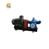 Ensemble de pompe à corps divisé horizontal sur mesure avec moteur électrique, haute pression et grand débit pour l'irrigation agricole et la lutte contre les incendies