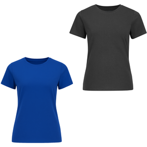 Camisetas de Moda Personalizadas para Mujer, Tela de Alta Calidad, Marca Privada y Boutique, Ropa al por Mayor, Camisetas de Algodón para Mujer - Product Image 1