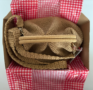 Crochet naturel raphia pochette pochette sac à main | paille plage mariage fête boulette pochette paille sac - Product Image 2