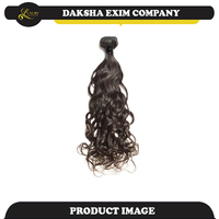 Extensions de Cheveux Indiens de Luxe Qualité Supérieure Non Traités, Clip-In, Trame Plate Faite à la Machine, Remy, Doux, Ondulation Afro, Sensation Naturelle au Toucher