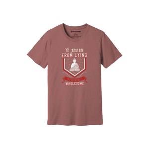 Camiseta de manga corta informal de algodón 100% para mujer, estampado de logotipo con temas de Buda 3D, 12 opciones de color, 160-180, transpirable pesado GSM - Product Image 2