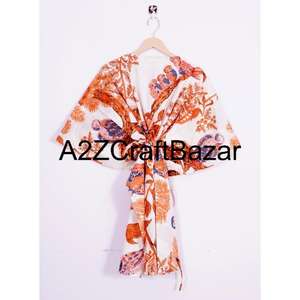 Vestido Midi Ajustado de Algodón 100% Puro para Mujer, Estampado Floral, Vestido de Playa, Ropa de Verano para Cruceros, Corte Regular, Transpirable, Lavable, con Volantes - Product Image 5