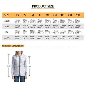 Sweat à capuche femme imprimé par sublimation fermeture éclair sur mesure Sweat à capuche zippé surdimensionné Sweat à capuche zippé en coton épais Sweat à capuche zippé - Product Image 4