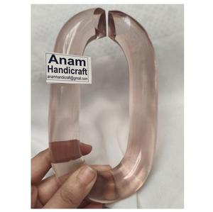 Adornos de Pared de Cadena Acrílica Modernos Personalizados, Hechos a Mano, Adornos Colgantes de Resina Modernos para Decoración del Hogar, Listos para el Festival Diwali - Product Image 1