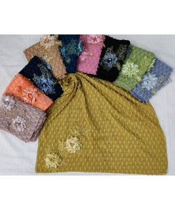 Plus Size Pakistani SalwarKameez para las mujeres en blanco Algodón Impreso Maxi Vestido Traje - Product Image 3