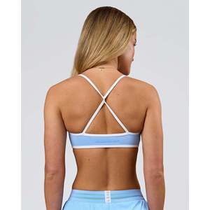 Sujetador Deportivo Acolchado con Push-Up, Strong Is Beautiful, para Mujeres Activas, Transpirable, Ligero, Talla Grande, Blanco - Product Image 2
