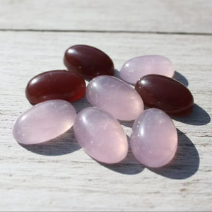 Lote de Cabujones de Cuarzo Rosa Natural, Increíble Gema Rosa Suelta para Sanación, Gema de Cuarzo Pulida, Venta al por Mayor, Fengshui - Product Image 2