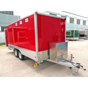 Carrito de Comida Móvil de Fibra de Vidrio Económico con Fácil Montaje para Servicio de Comida Rápida y Hot Dogs - Product Image 2