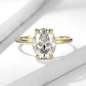 Classic Minimalist Eternity Wedding Band Channel <b>Set</b> Lab Grown Diamond Handmade Brown <b>Ring</b> Women IGI Certified Custom Jewelry - Product Image 3