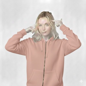 Winter Cotton Women <b>Zipper</b> Hoodie Custom Design Front Premium Quality Hot <b>Sale</b> Customizable Casual 2025 - Product Image 1