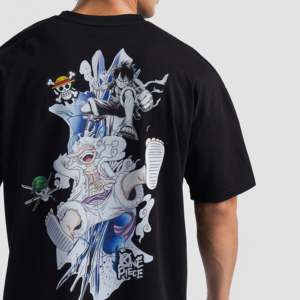 เสื้อยืดกราฟิก Base One ผ้าเจอร์ซีย์น้ำหนักเบา พร้อมคุณสมบัติการบีบอัด ขนาดตามสั่ง ป้ายกำกับแบบกำหนดเอง น้ำหนัก 220-300 กรัม พิมพ์ลายสกรีน-สีดำ - Product Image 6