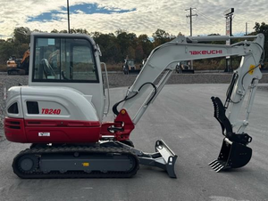 Mini-excavatrice Takeuchi TB240, 4 tonnes, compacte, diesel, sur chenilles |   Équipement de construction hydraulique – Meilleur prix de gros - Product Image 3
