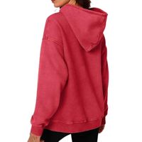 Sudadera con Capucha Oversize para Mujer, 400 GSM, Diseño Personalizado, Teñido Anudado, Lavado Ácido, Felpa, 100% Algodón, Estilo Urbano