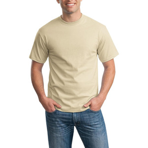 2025 nouveauté hommes vêtements tenue décontracté hommes T-shirts couleur unie poids léger meilleure qualité hommes T-Shirt au prix de gros - Product Image 4