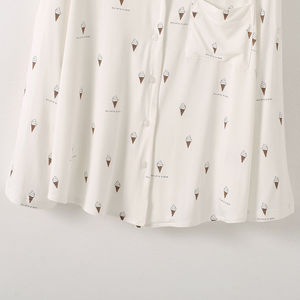 Conjunto de Pijama de Satén para Mujer, con Logotipo Bordado a Máquina en la Parte Delantera, Colección de Verano, Personalizable, OEM - Product Image 2