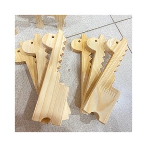 African Animals Wooden Animal Eco Friendly <b>Gifts</b> for Kids Wooden Toys Educational lion Elephant <b>Giraffe</b> Hippo Rhino zebra - Product Image 6