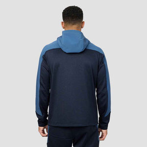 Ensemble survêtement coupe-vent en nylon personnalisé avec tissu en maille cousu, sweat-shirt et pantalon de survêtement, vestes coupe-vent pour hommes - Product Image 5