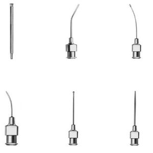 Polisseur de capsules Kratz sablé, calibre 23, polisseur de capsules Jensen, pointe olive, polisseur de capsules postérieur Simcoe, courbé - Product Image 1