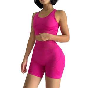 Ensemble de yoga écologique de grande taille respirant et durable avec motif solide imperméable à séchage rapide avec fermeture à la taille élastique - Product Image 3