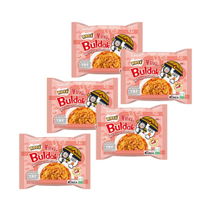 Vente en gros SAMYANG Coréen Rose Sauce Ramen 140g Épicé Poulet Saveur Nouilles Meilleure Qualité Alimentaire Instantanée du Fournisseur d'Usine - Product Image 3