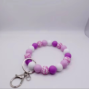 Porte-clés cône en pierre, porte-clés en perles de pierres précieuses en cristal de guérison, porte-clés en cristal, accessoire de sac, cadeau pour maman/ami-YF2212 - Product Image 1