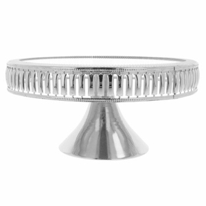 Soporte moderno para servir pasteles de mesa, Soporte redondo de acero inoxidable para pasteles, decoración de fiesta de cumpleaños, plato para servir pasteles - Product Image 5