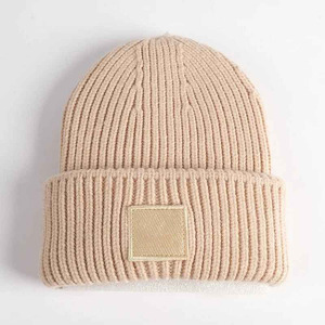 Fashion Wholesale Unisex Acrylic Jacquard Beanie Hat Custom Design Embroidery Logo Solid Color Warm Winter Custom Size - Product Image 6