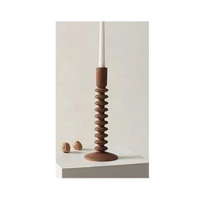 Bougeoir en aluminium plaqué or de qualité supérieure pour les décorations de la maison et l'éclairage de Noël - Product Image 5