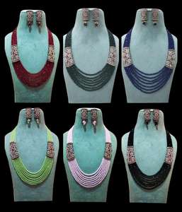 Collar de Boda Indio Sabyasachi, Joyería Inspirada en Sabyasachi, Joyería Nupcial India Pakistaní, Conjuntos de Joyería Bollywood Sabyasachi - Product Image 3