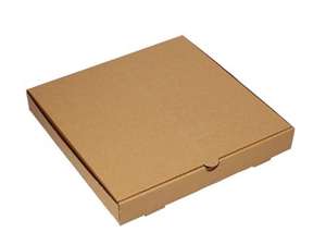 Boîte à pizza en carton ondulé kraft de qualité supérieure, légère, pour pizzas petites, moyennes et grandes, disponible à la vente - Product Image 2