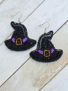 Pendientes de fiesta bordados con cuentas - Product Image 2