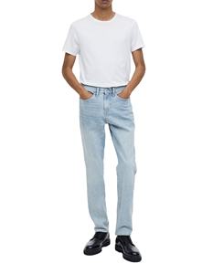 2025 nueva moda al por mayor pantalones vaqueros personalizados para hombre de talla grande pantalones vaqueros sueltos rectos de trabajo pantalones de mezclilla - Product Image 1
