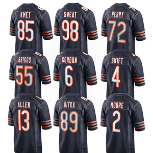 Diseños de la Nueva Temporada 2025/26, Camisetas de Fútbol Americano, Camiseta de DJ Moore de los Chicago Bears, Todos los Colores y Jugadores Disponibles - Product Image 1