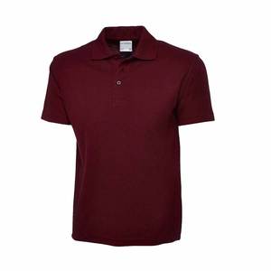 Polo Pakistan Respirant avec Col Rayures Uni Couleur Solide Fait sur Mesure pour Homme 100% - Product Image 3
